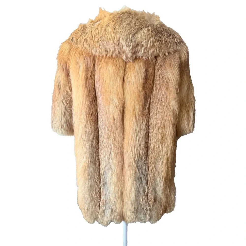 Saks Fifth Avenue Golden Fur Jacket - Picture 5 of 16
